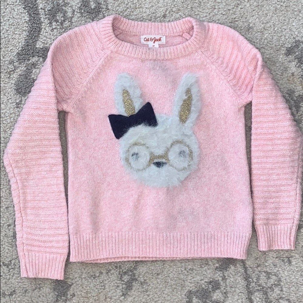Girls bunny sweater